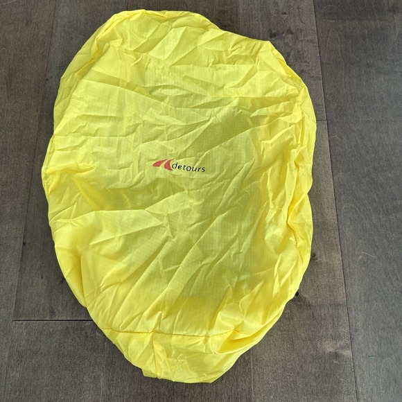 Detour High Visibility Yellow Backpack Rain Cover Outdoor Waterproof Packable - Picture 1 of 2